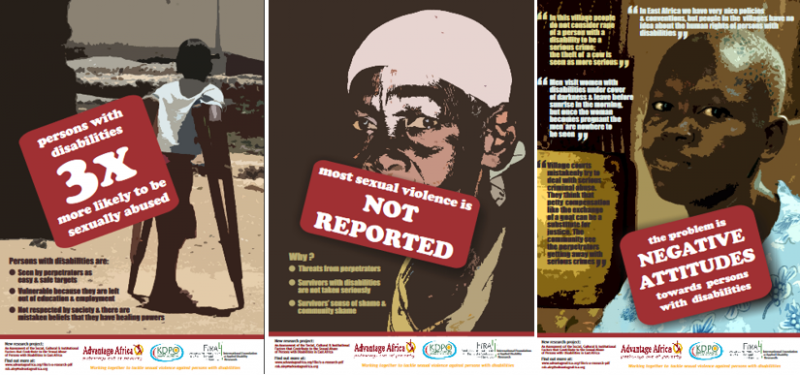 Posters du projet abus sexuels afrique de l'est