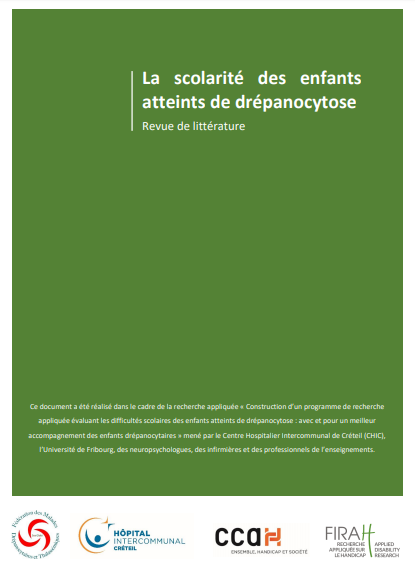Couverture RL scolarité des enfants drépanocytaires