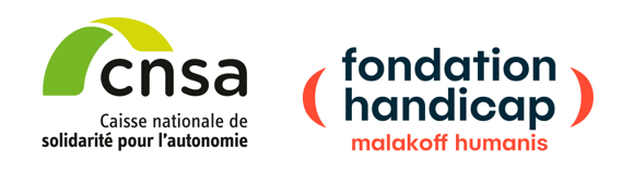 Logos CNSA et Logo Fondation Malakoff Humanis Handicap